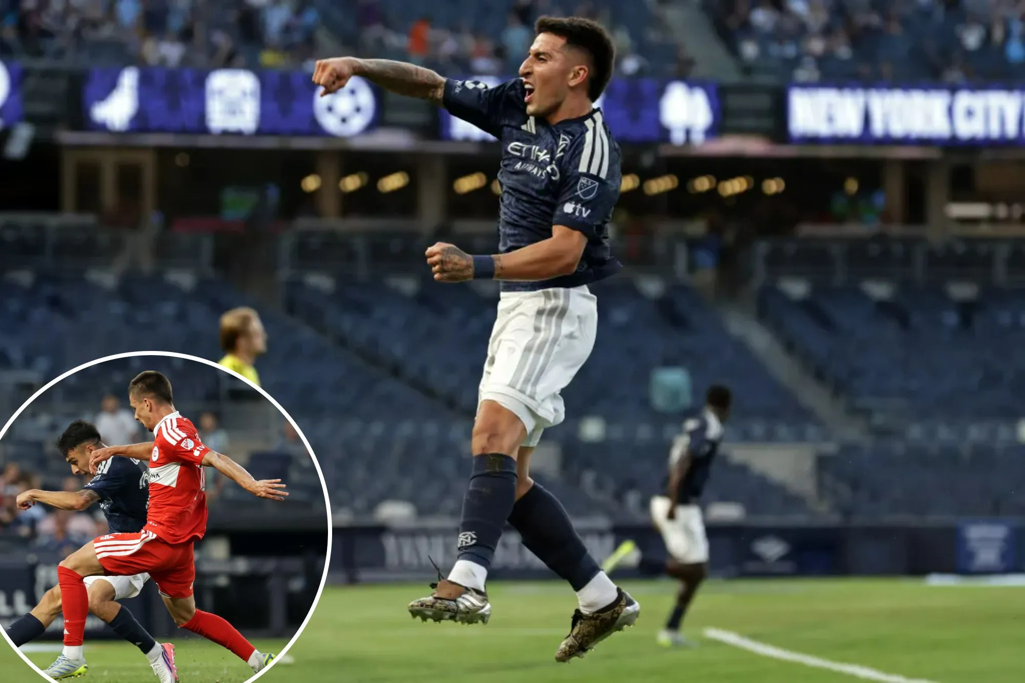NYCFC roll past Chicago Fire as Nicolas Fernandez Mercau scores with transfer rumors swirling