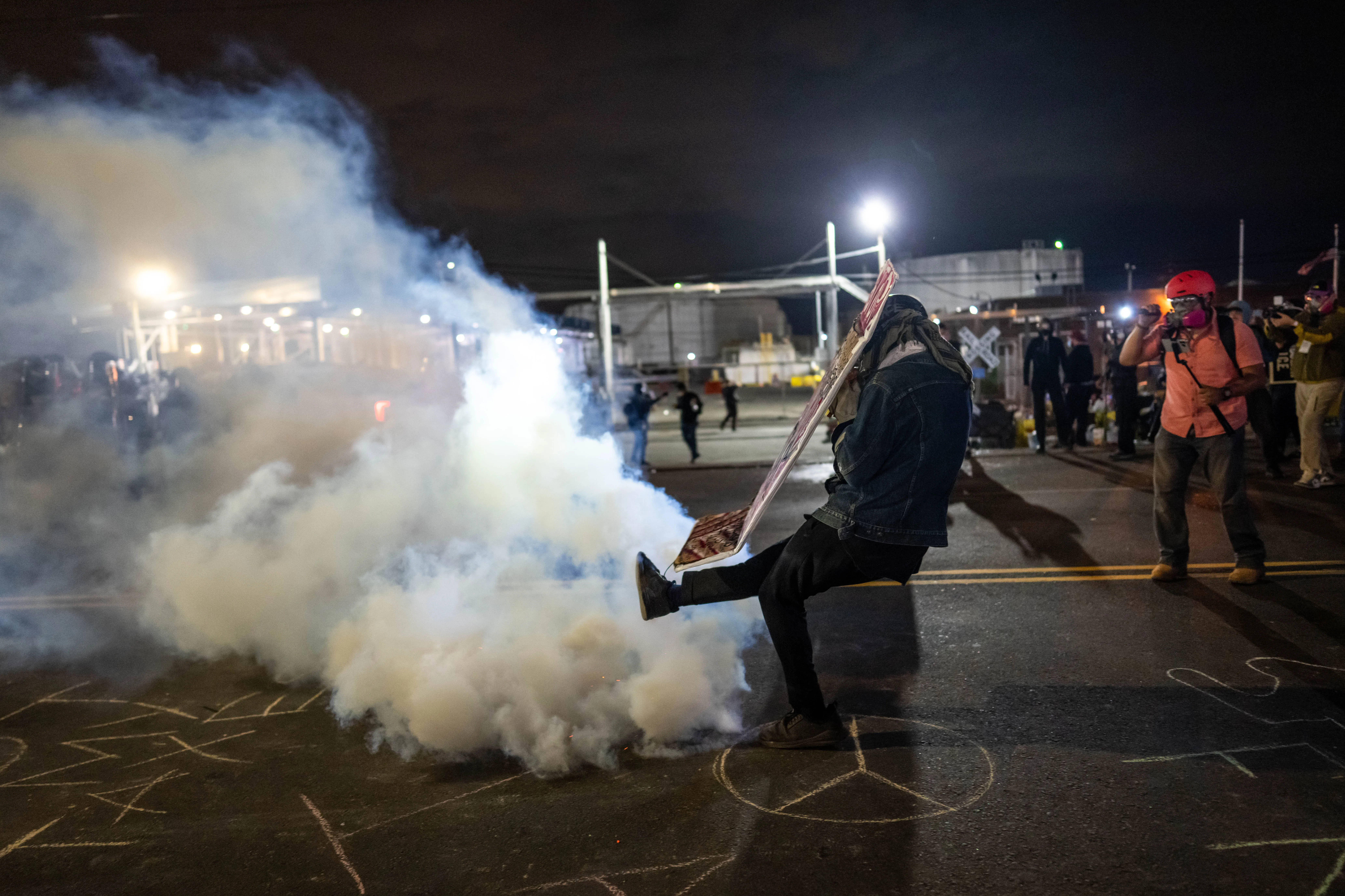 Delaney Hall anti-ICE clashes continue – despite New Jersey Gov. Mikie Sherrill’s ‘peaceful’ protest zone