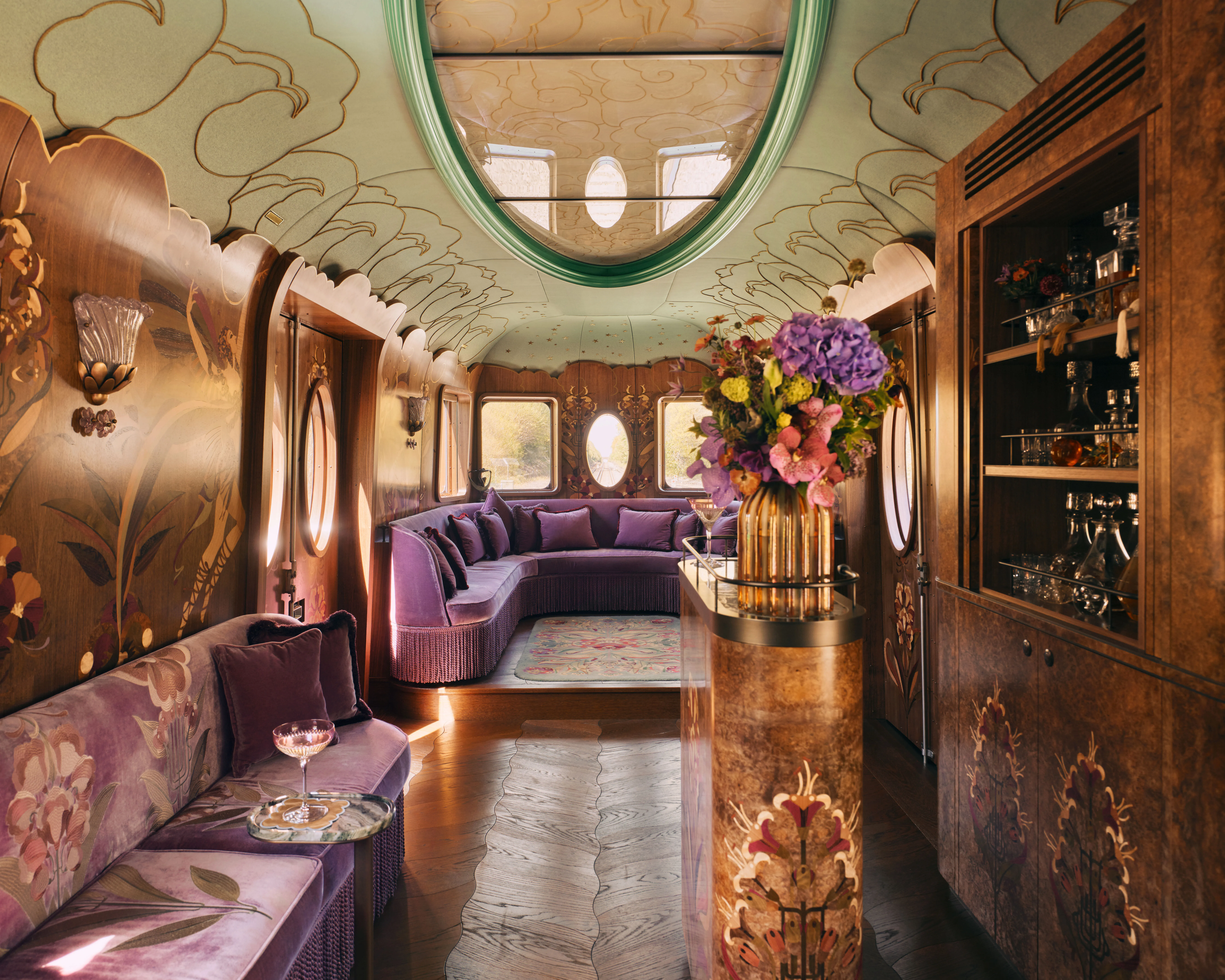An Exclusive First Look at Baz Luhrmann and Catherine Martin’s Fantastical Belmond Train Carriage