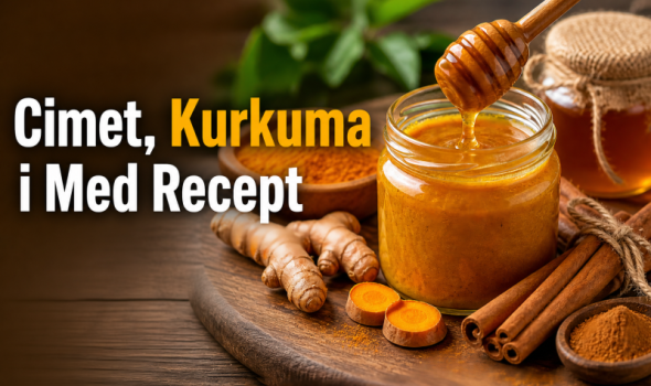 Cimet, kurkuma i med recept - Evo za šta je sve dobar