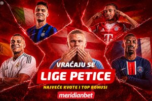 NIKAD JAČE LIGE PETICE: Vreme je za šampionski fudbal i vrhunske kvote!