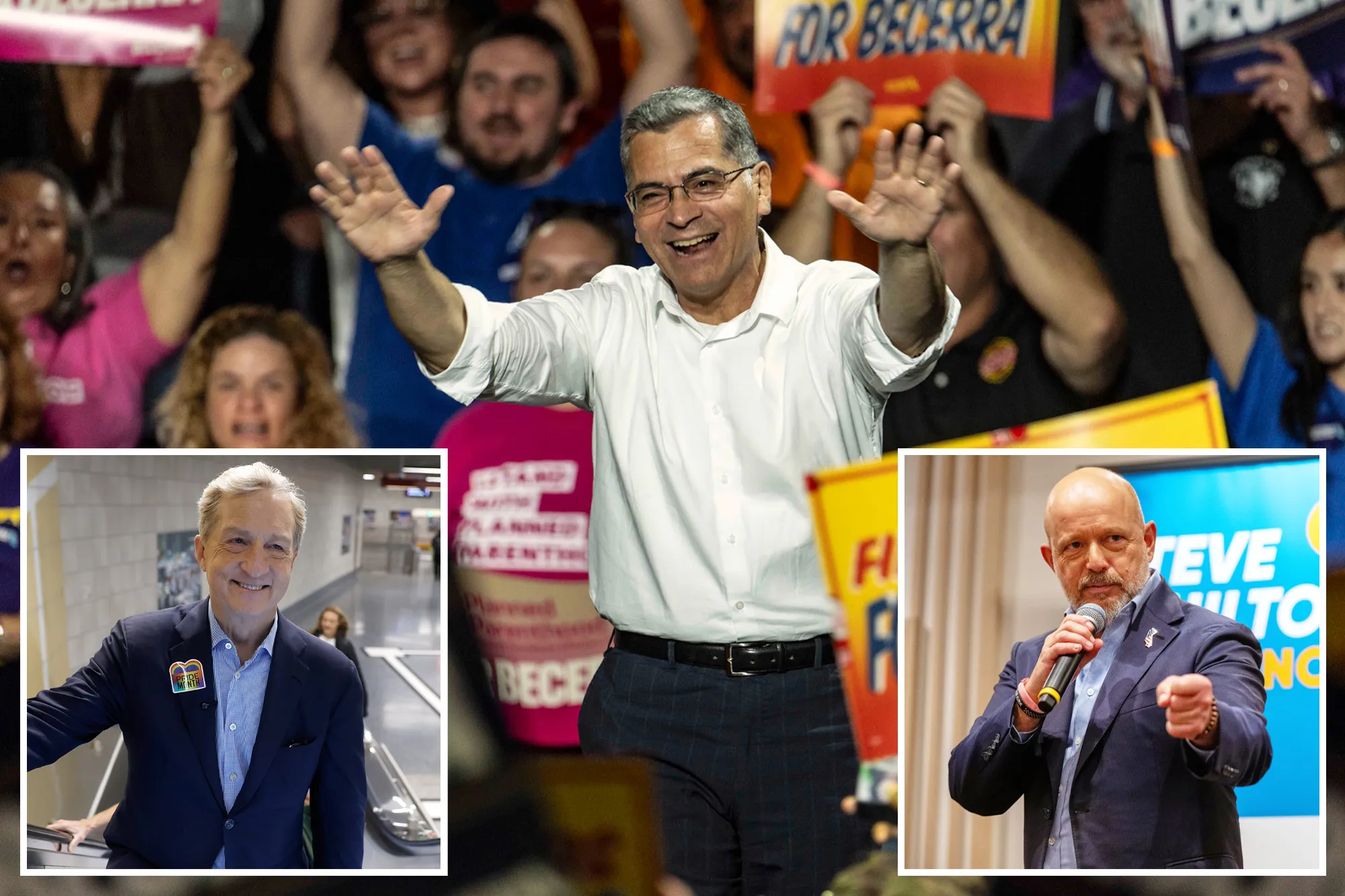 California governor’s race: Steve Hilton leads Xavier Becerra, Tom Steyer in first returns