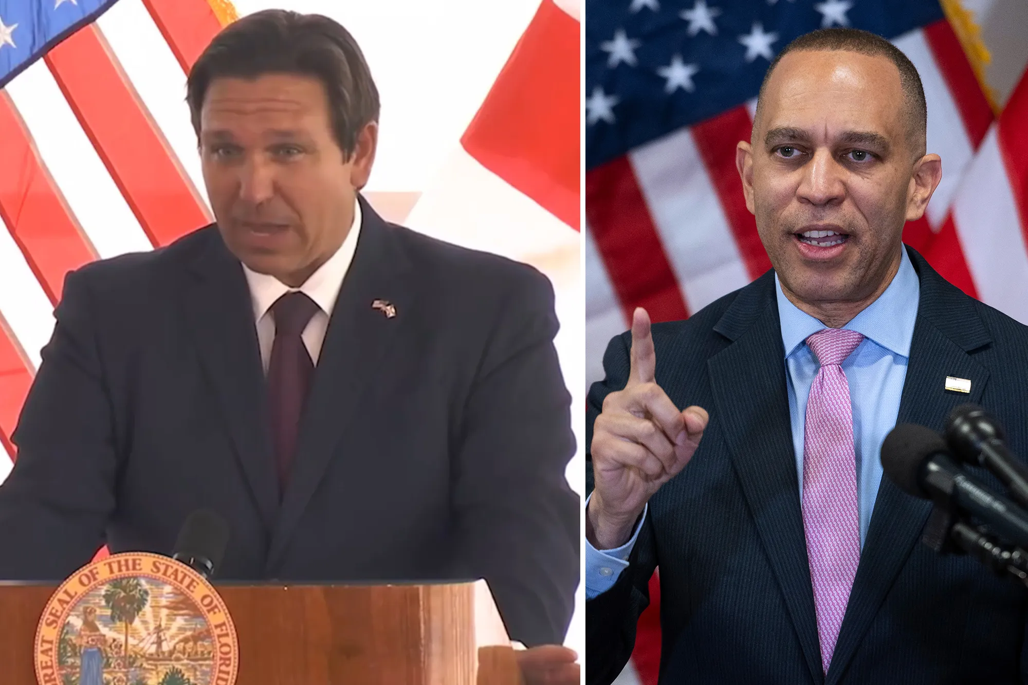 DeSantis says he’s taking up Jeffries’ invitation to ‘F around and find out’ on Florida redistricting effort