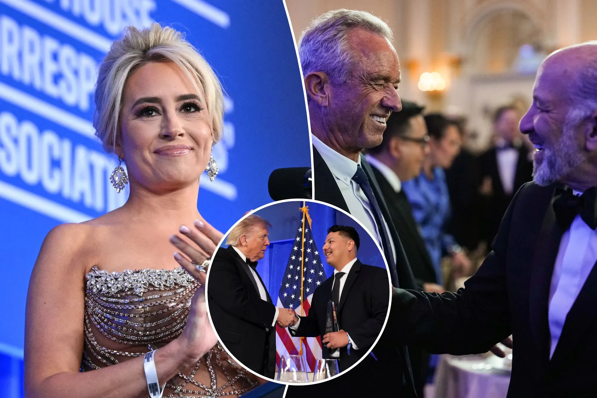 Trump plays comedian-in-chief at rescheduled WHCA dinner: photos