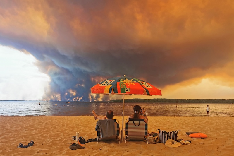 Western Europe records hottest June-July period