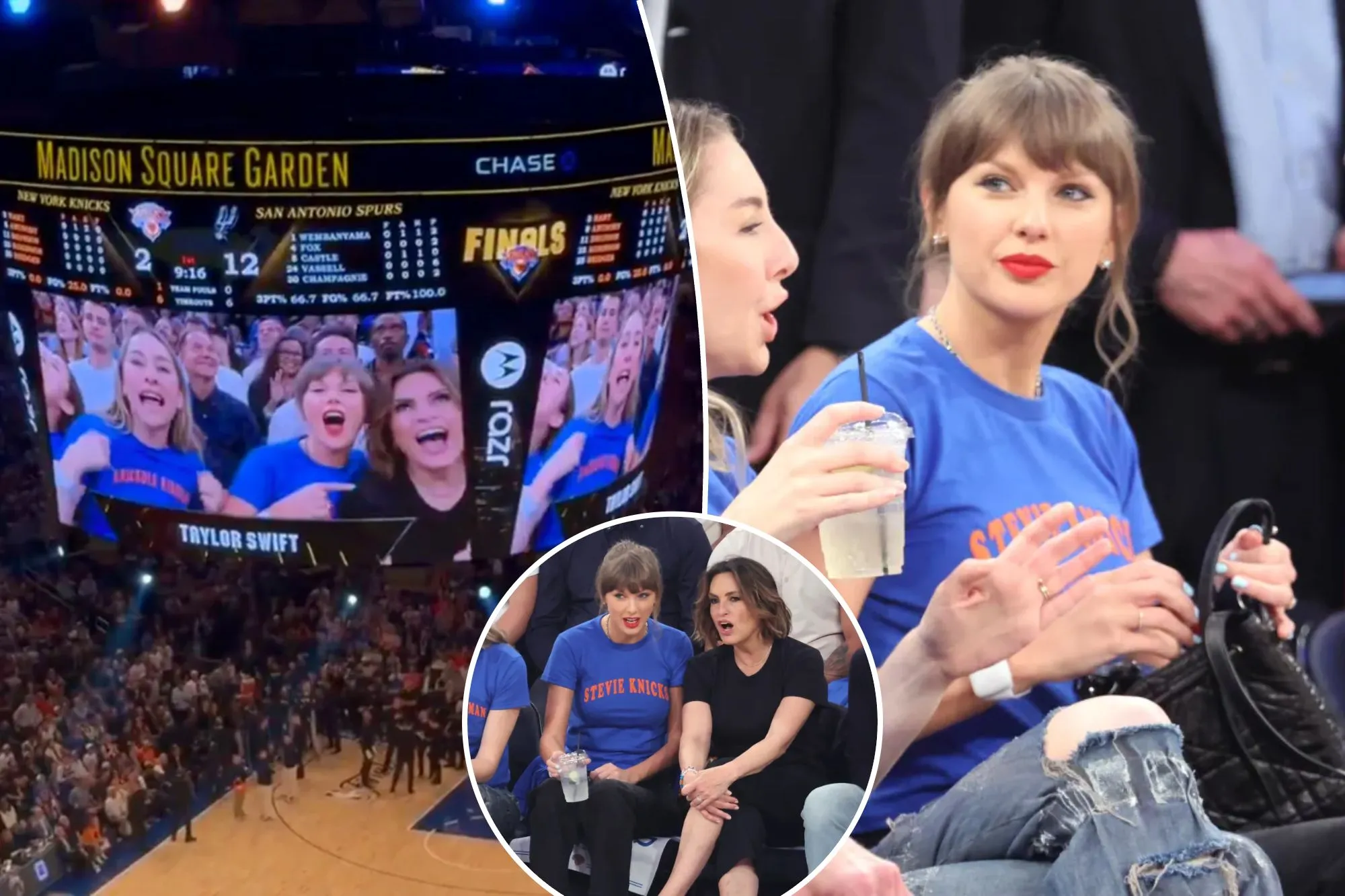 How Knicks fans reacted to Taylor Swift on Garden video board at NBA Finals Game 4