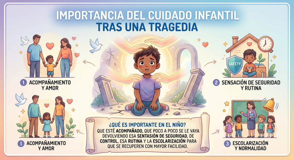 El reto de la salud mental infantil tras el doblete sísmico