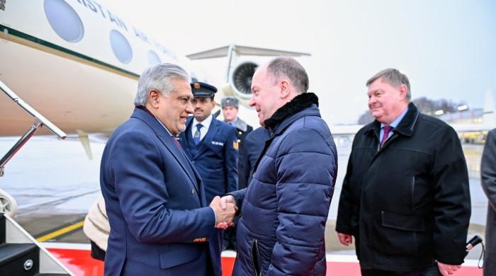 DPM Dar reaches Moscow to participate in SCO summit