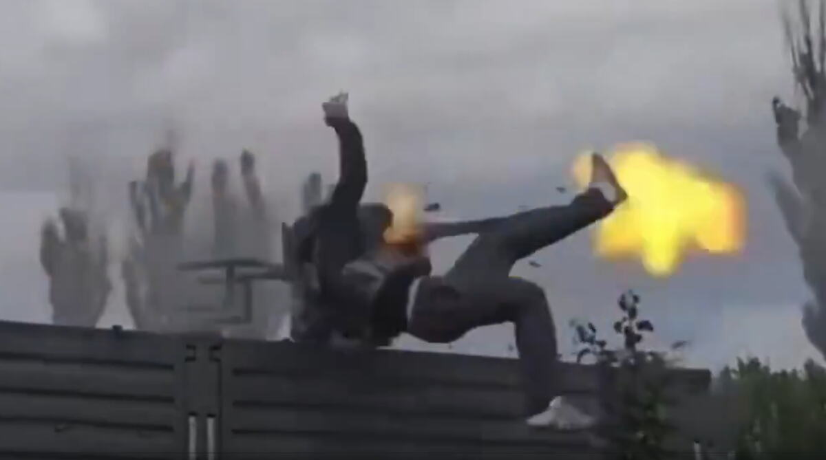 NE, OVO NIJE VEŠTAČKA INTELIGENCIJA! Mitraljez vrti ruskog vojnika u krug! Neverovatan snimak širi se mrežama (VIDEO)