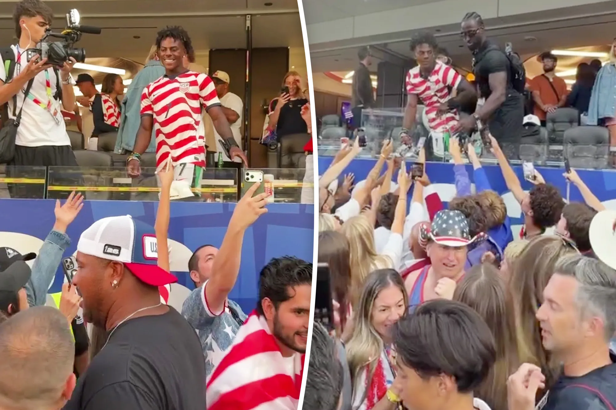 IShowSpeed causes chaos at USA World Cup match