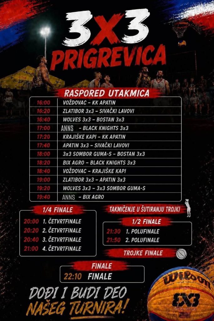 DANAS U PRIGREVICI BASKET TURNIR