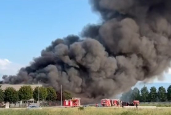 Požar u fabrici namještaja u Zagorju (VIDEO)