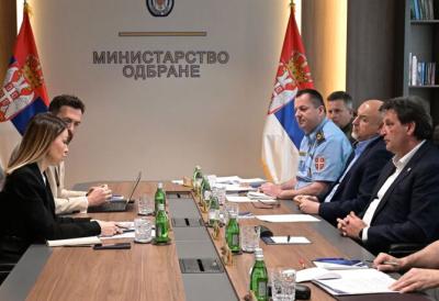 (FOTO) Sastanak ministra Gašića i ministarke Mesarović: Razgovor o unapređenju saradnje dva ministarstva