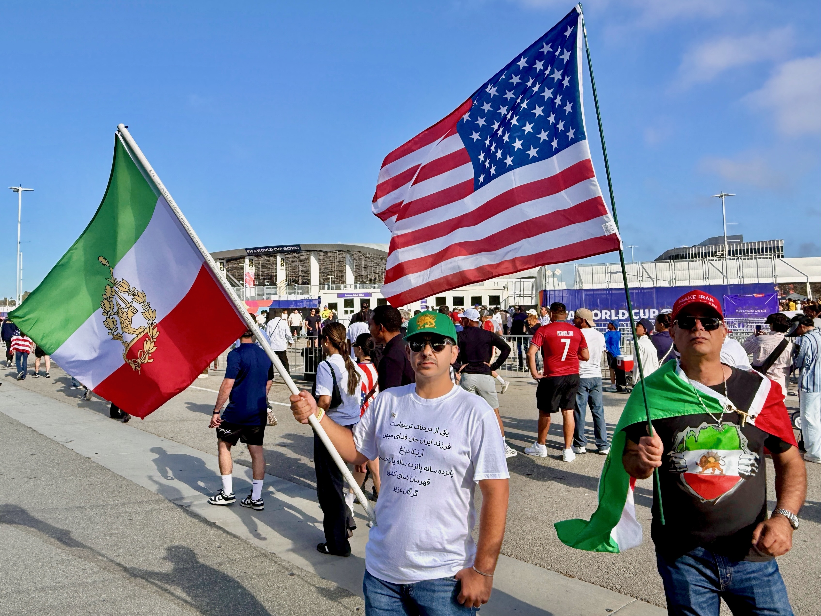 War, sports collide as Iran's World Cup kicks off in Los Angeles