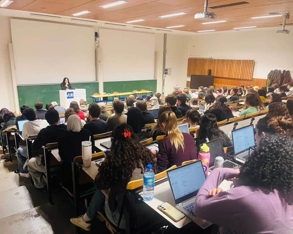 Palestinian Envoy Urges Stronger European Action in Lecture at Brussels University