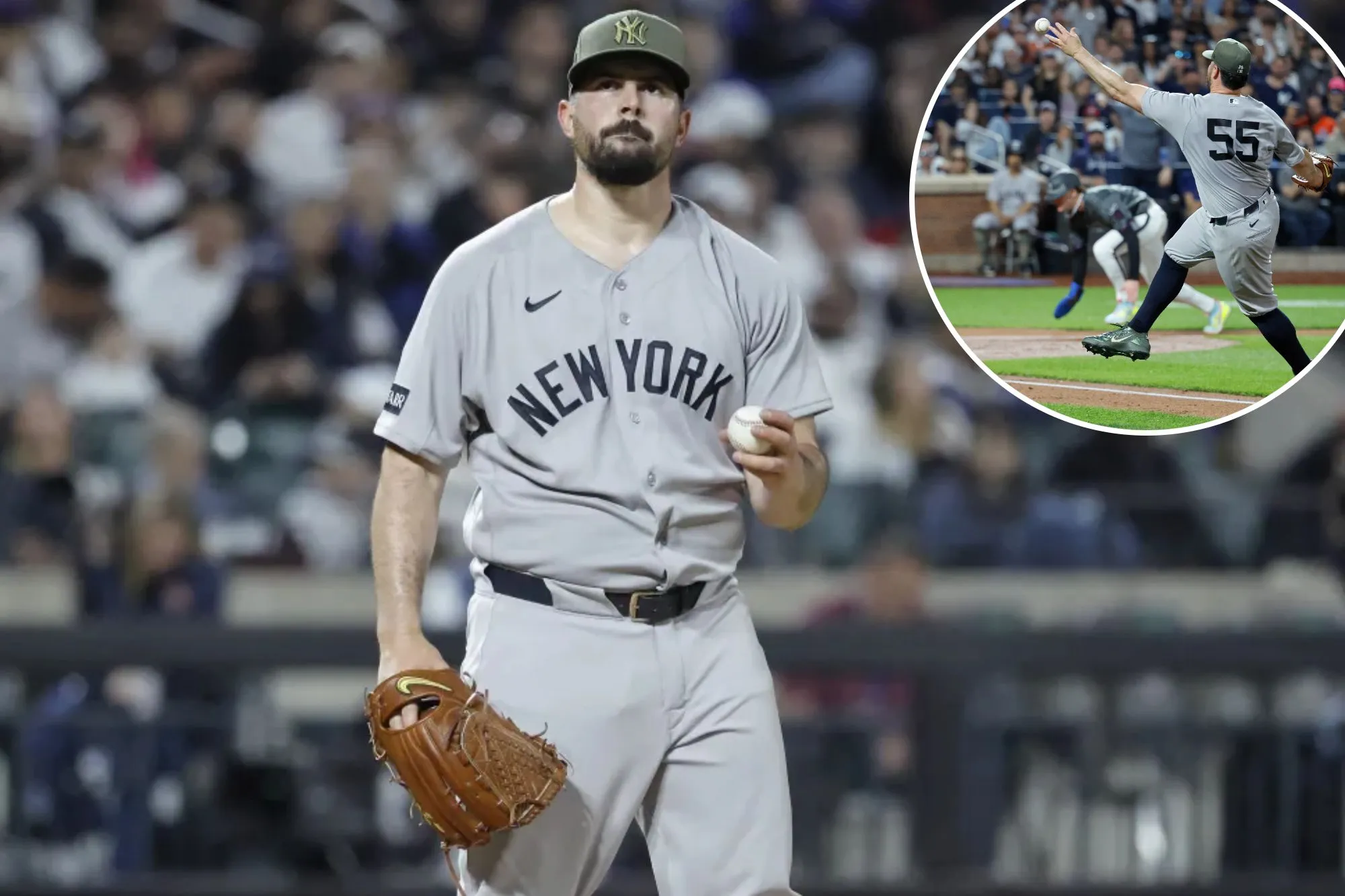 Carlos Rodon undone by control issues in second rocky outing since Yankees’ return