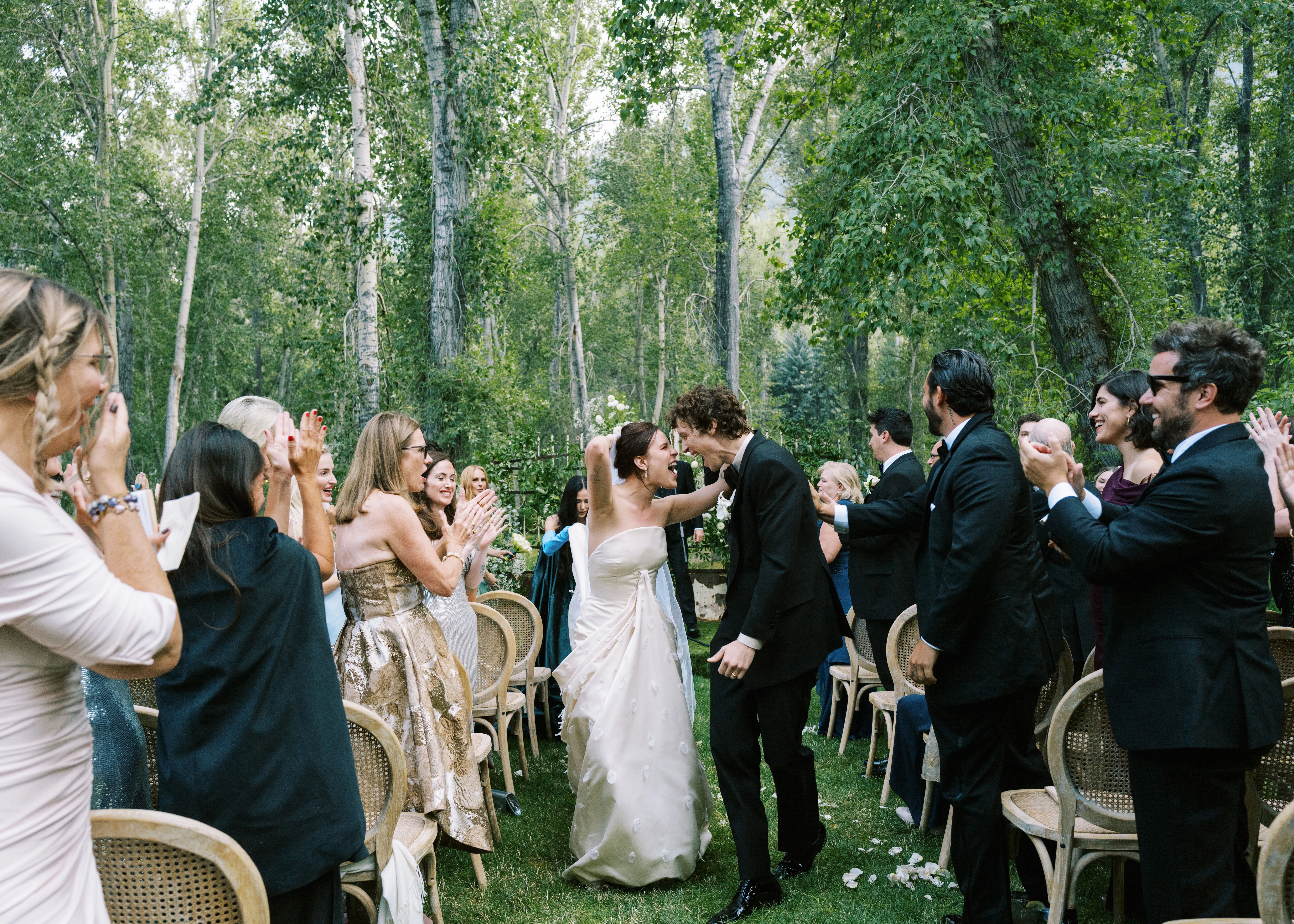 Inside Tallulah Willis and Justin Acee’s Woodland Wedding at the Bride’s Family Home in Idaho