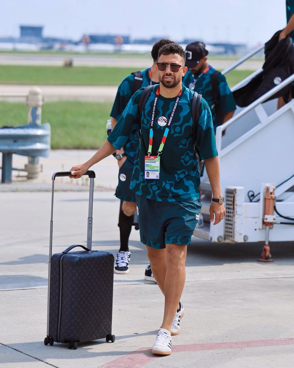 Photos: Egypt’s team arrives in Atlanta ahead of historic World Cup clash against Argentina