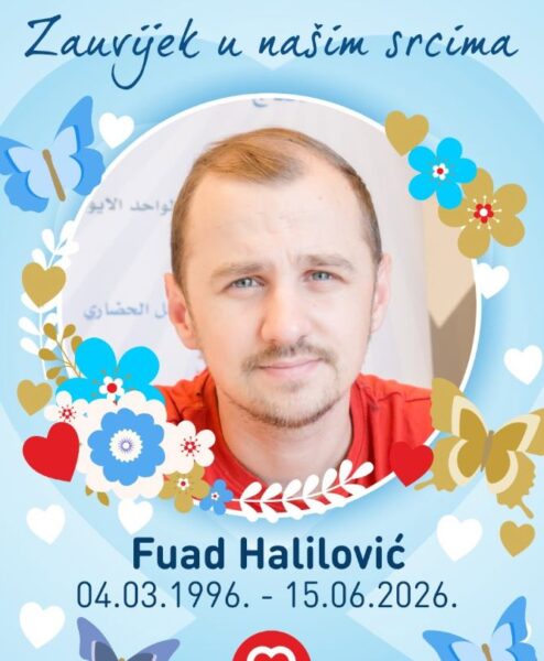 TUŽNA VIJEST: Preminuo Fuad Halilović, dugogodišnji član Udruženja „Srce za djecu oboljelu od raka“