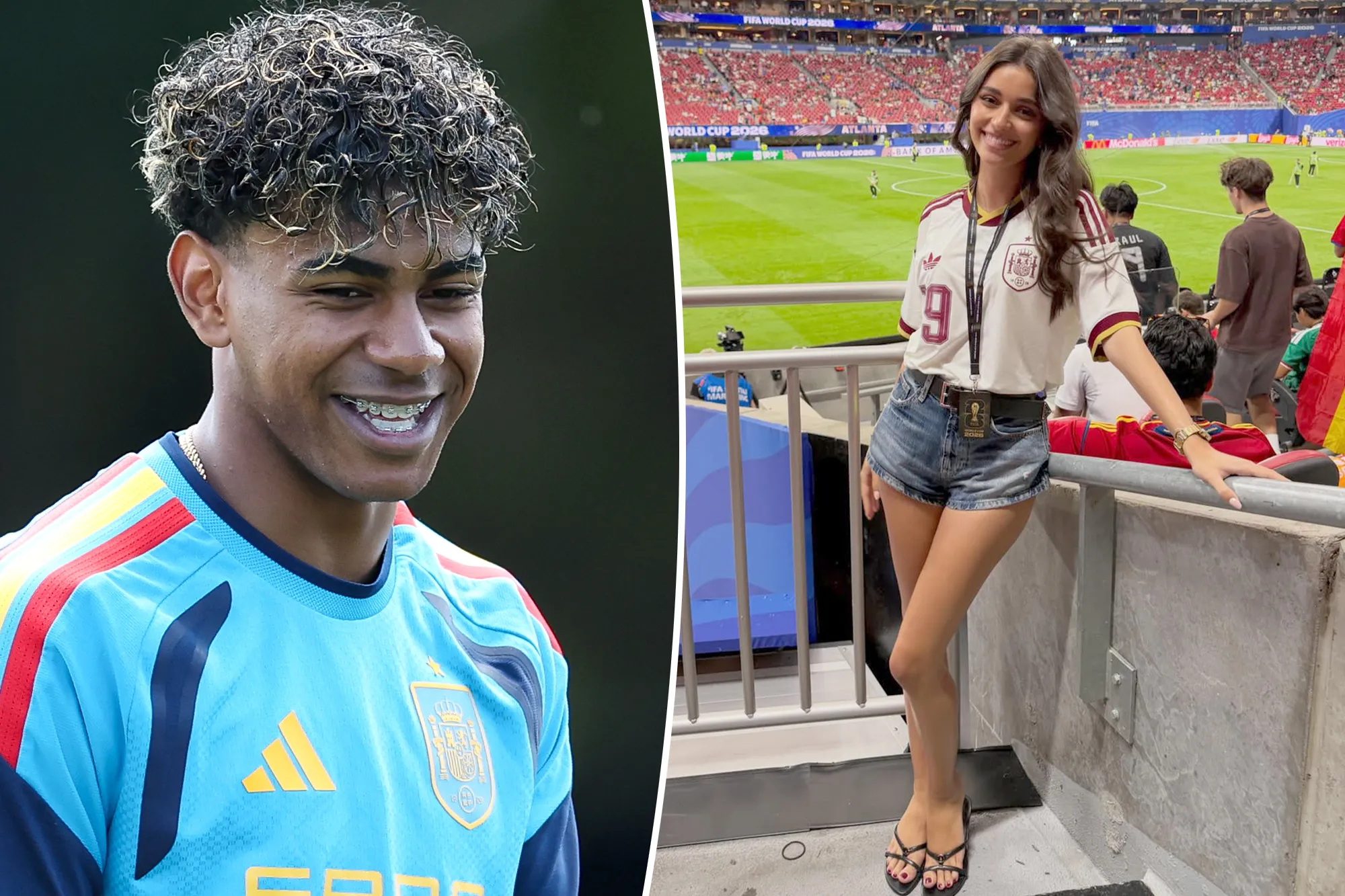 Lamine Yamal’s girlfriend Ines Garcia shows Spain star love with World Cup outfit