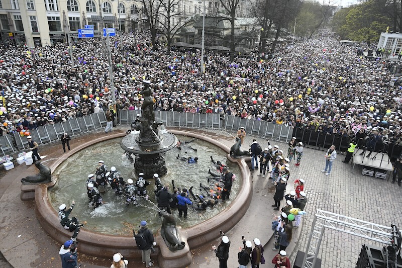May Day in Helsinki proceeds with large turnout and limited disruption