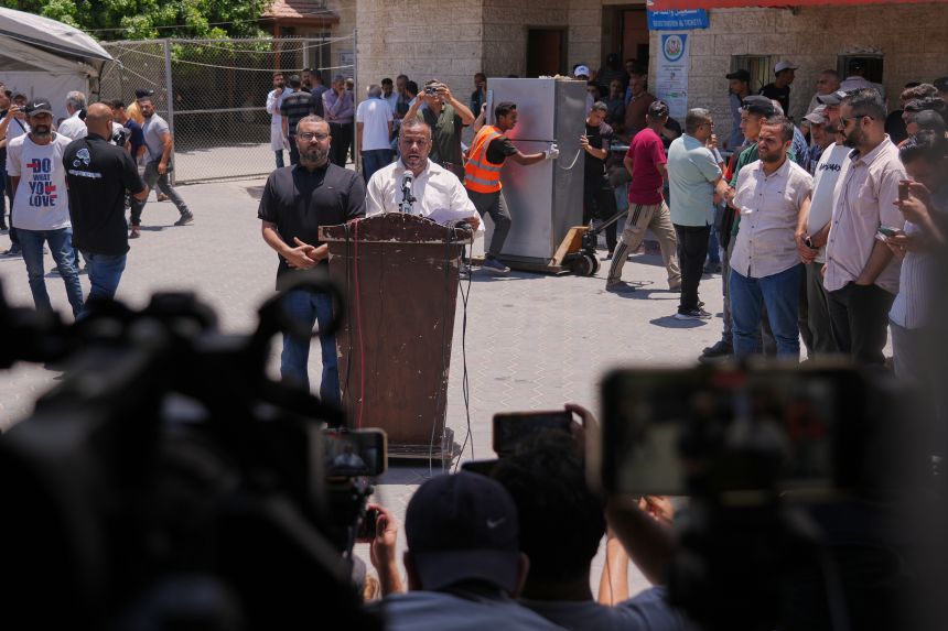 Hamas says it will dissolve Gaza government as US-brokered ceasefire plan stalls