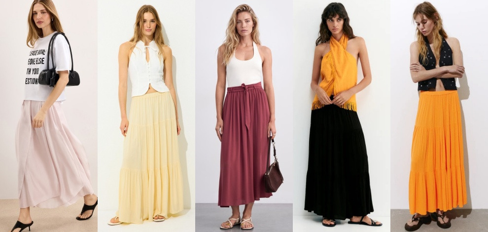 10 chic voluminoznih maksi suknji koje ćemo nositi i nakon ljeta