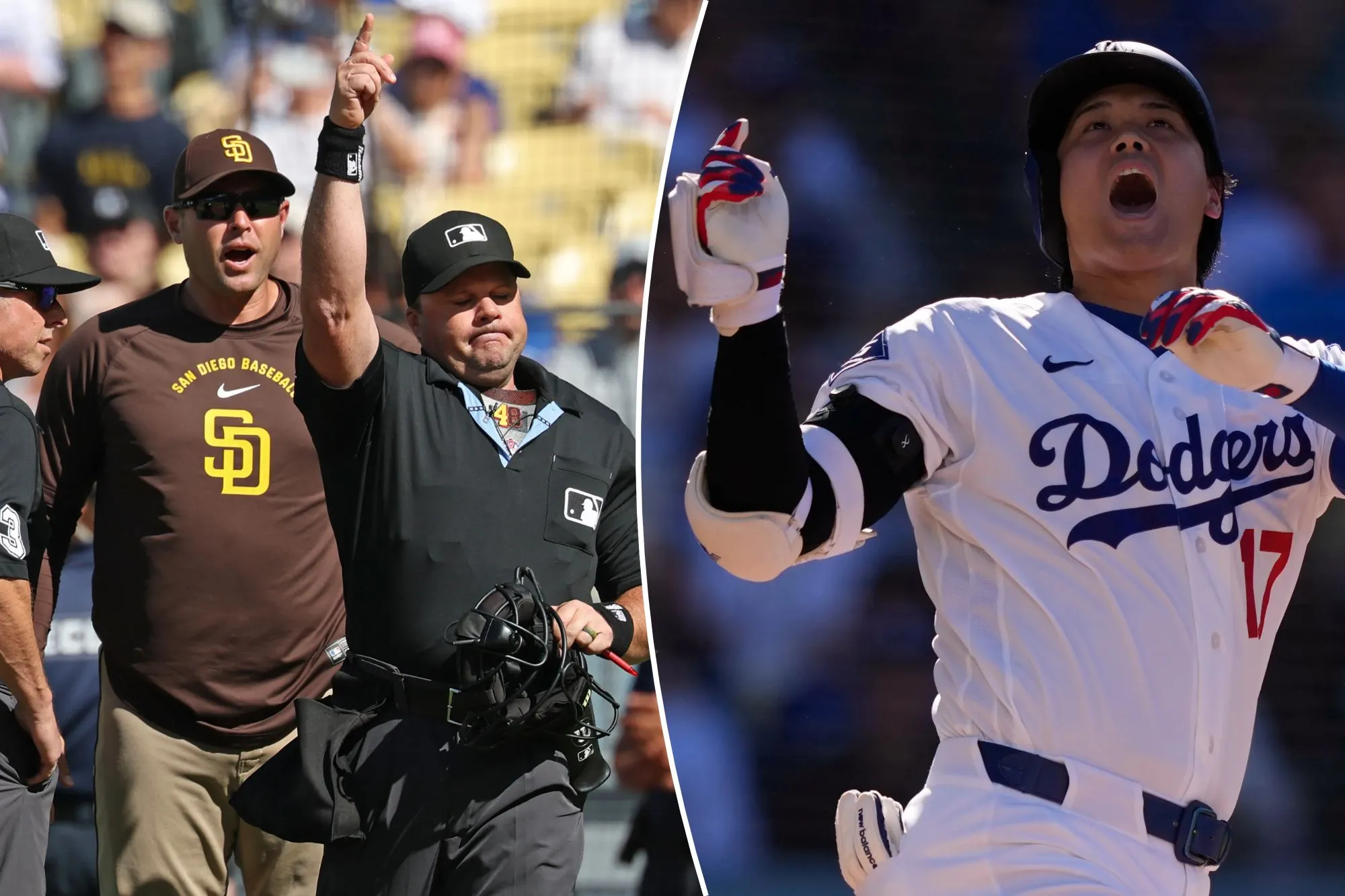Fiery Padres hold off Dodgers, avoid sweep after manager ejected early
