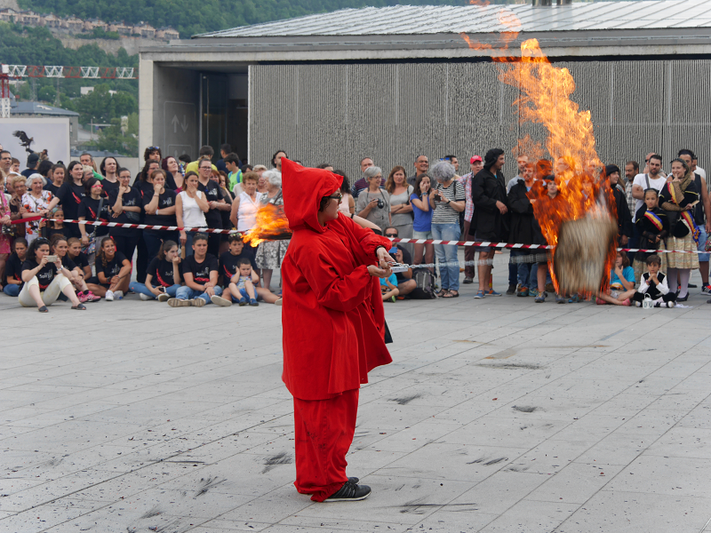 Sant Joan, Fire Festival in Andorra la Vella