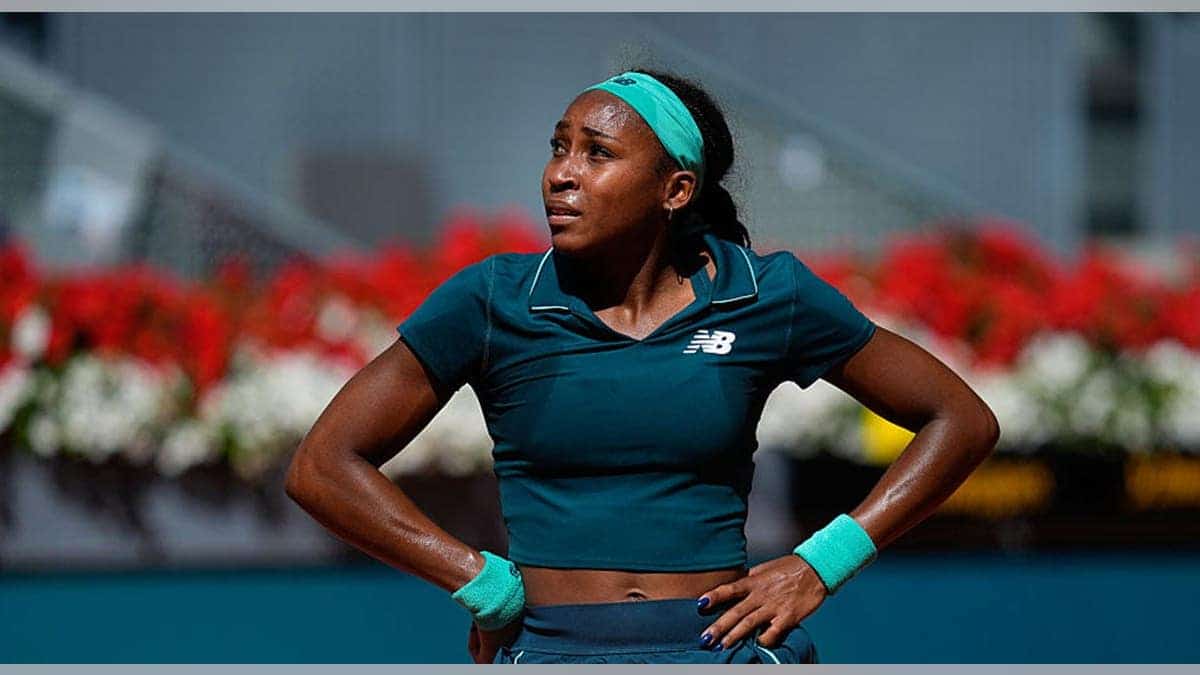 American tennis star Coco Gauff says she received racist messages from gamblers after Madrid Open exit