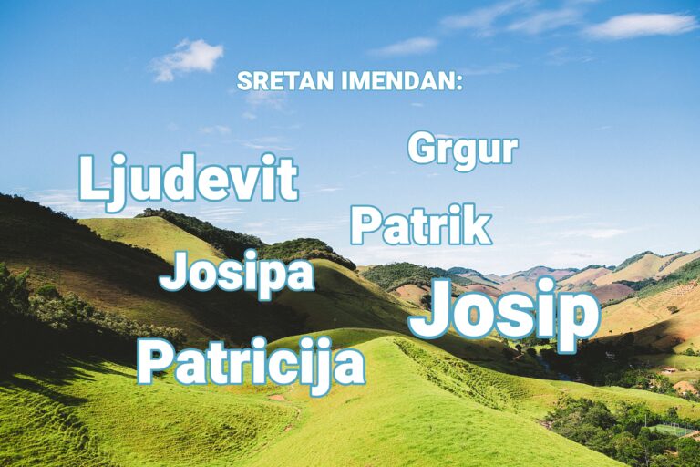 Sretan imendanOtkrijte značenje njihovih imena