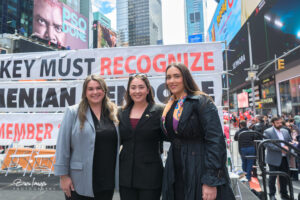Times Square genocide commemoration: “Carrying the Past, Claiming the Future”