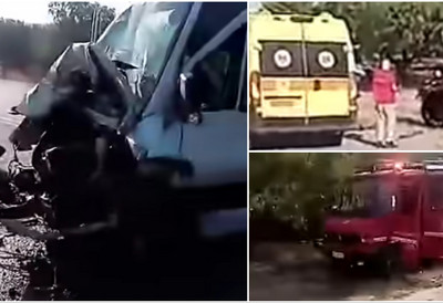 Majka i sin poginuli u Grčkoj: Automobil direktno udario u kamion, jedna osoba povređena - stravični prizori sa mesta nesreće (VIDEO)