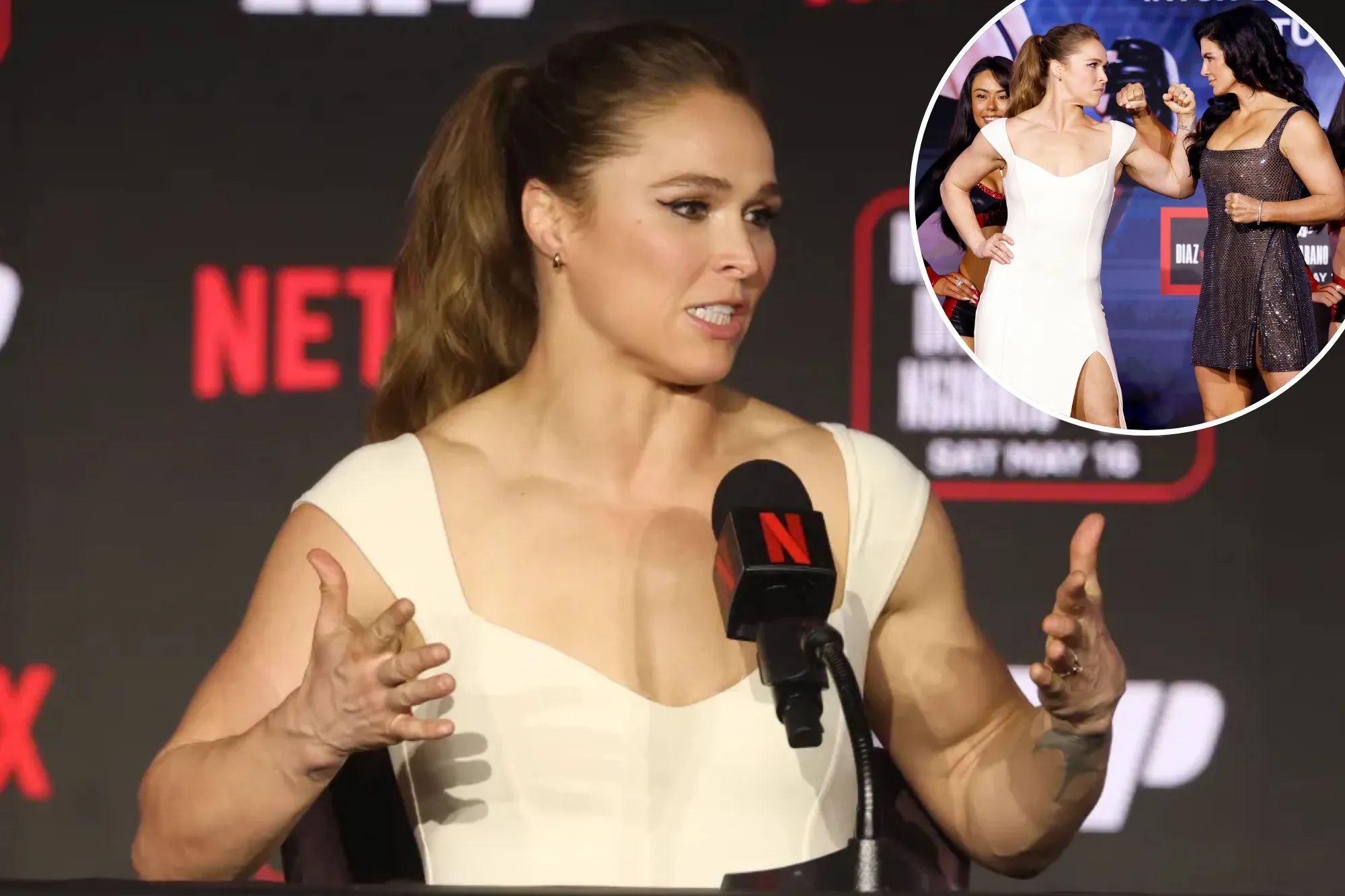Ronda Rousey at peace with Gina Carano mega-fight in MMA return being her last  — with one caveat