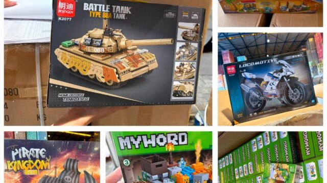 Zustavljen uvoz tri tone dečjih igračaka, falsifikovane lego kockice