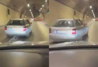 (VIDEO) Divljao kroz tunel Sozina, pa ga građani ''dojavili'' policiji: Turčin krenuo u opasno preticanje, nadležni ga odmah pronašli - kazna 600 EVRA