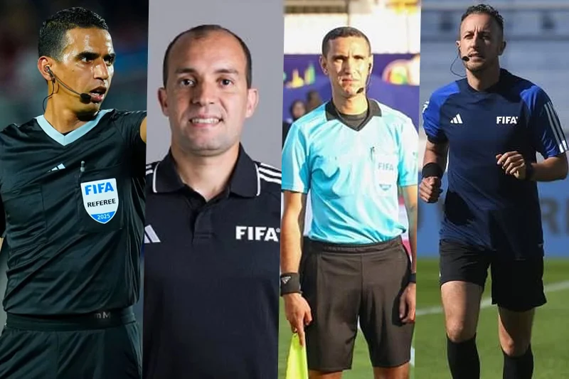 Get to know the Moroccan match officials selected by FIFA for the 2026 World Cup 