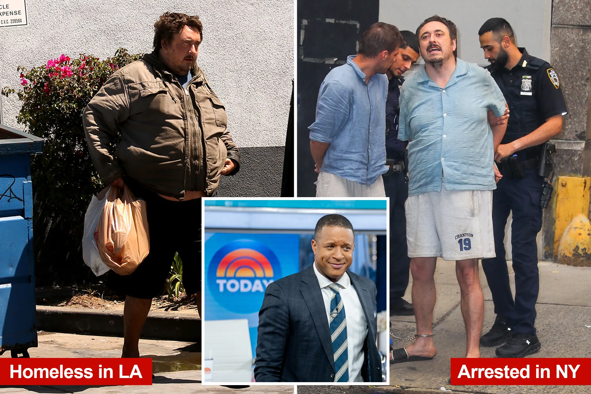‘Today Show’ hate-crime suspect who allegedly targeted Craig Melvin was homeless ex-con with long criminal history