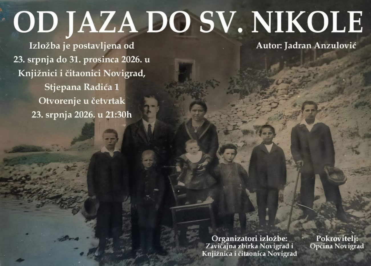 NOVIGRAD Otvorena izložba “Od Jaza do Svetog Nikole”