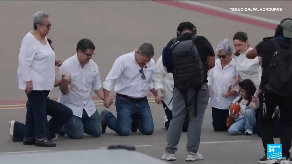 Honduran ex-president returns home after Trump pardon