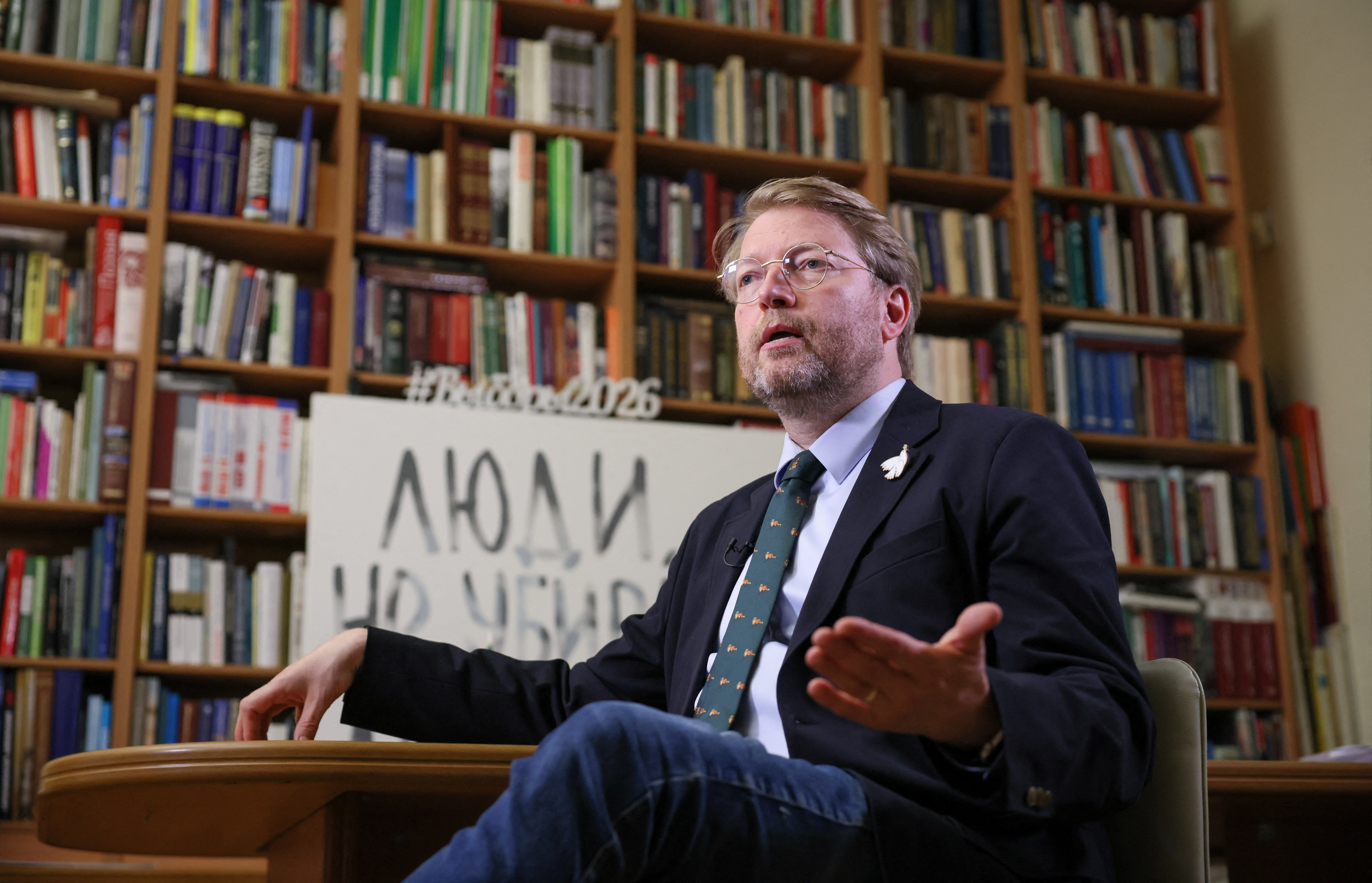 Leader of Russia's only anti-war party vows to remain in country and keep pushing for change