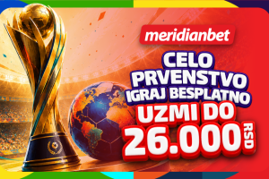 SVETSKO LUDILO TRESE PLANETU: Meridian deli šakom i kapom - Uzmi 26.000 RSD, osvoji deo od 500.000 DINARA SVAKOG DANA i otputuj u zemlju šampiona!