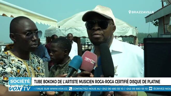 Tube Bokoko de l’artiste musicien Roga Roga certifié disque de platine