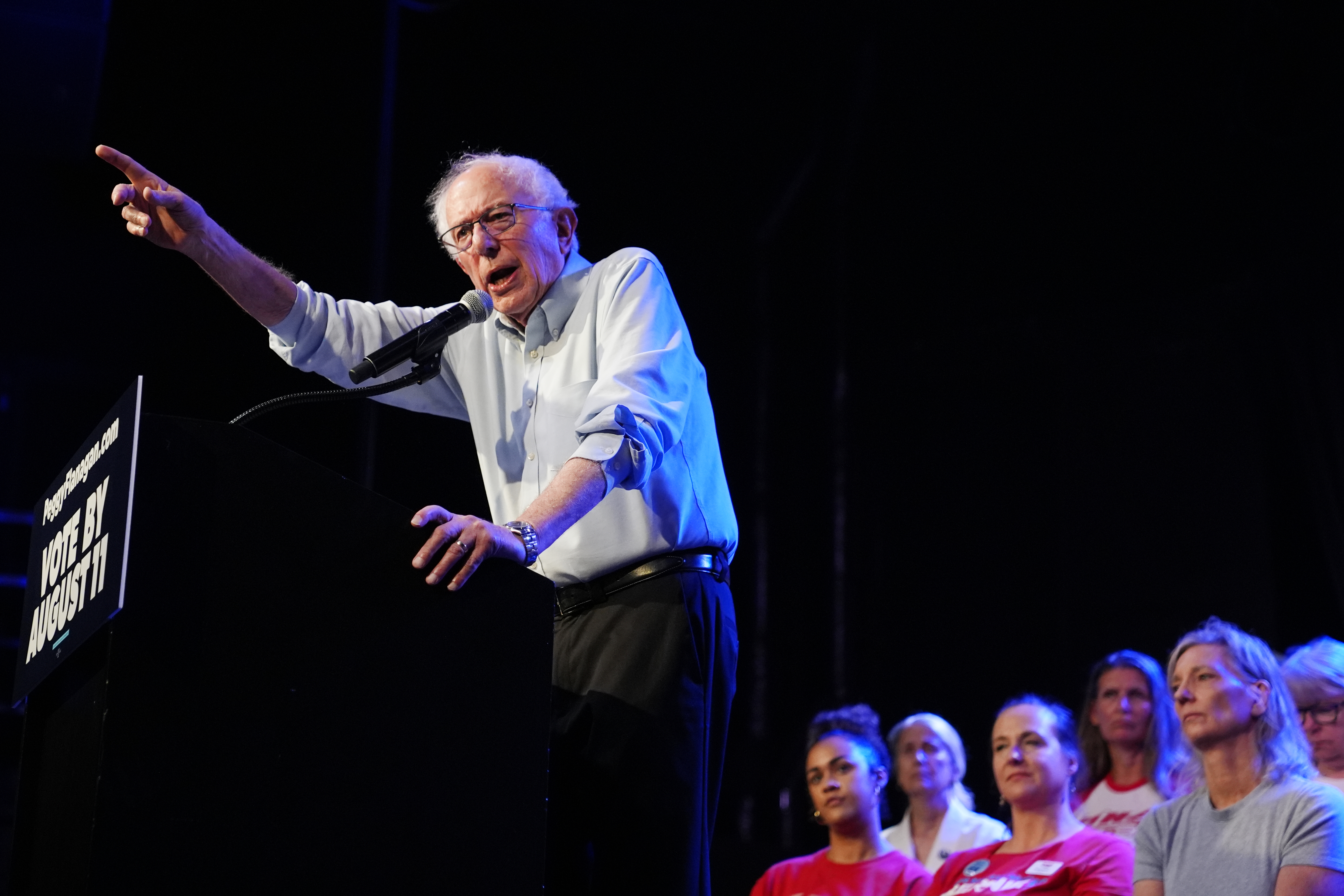 Bernie Sanders has a response for progressives upset over Hong’s loss in Wisconsin