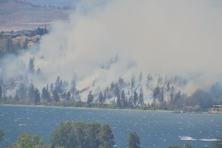 Evacuation alert lifted for West Kelowna residents following wildfire
