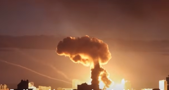 SATIRANjE UKRAJINE: Snimci udara Orešnika kao prizori Sudnjeg dana (VIDEO)