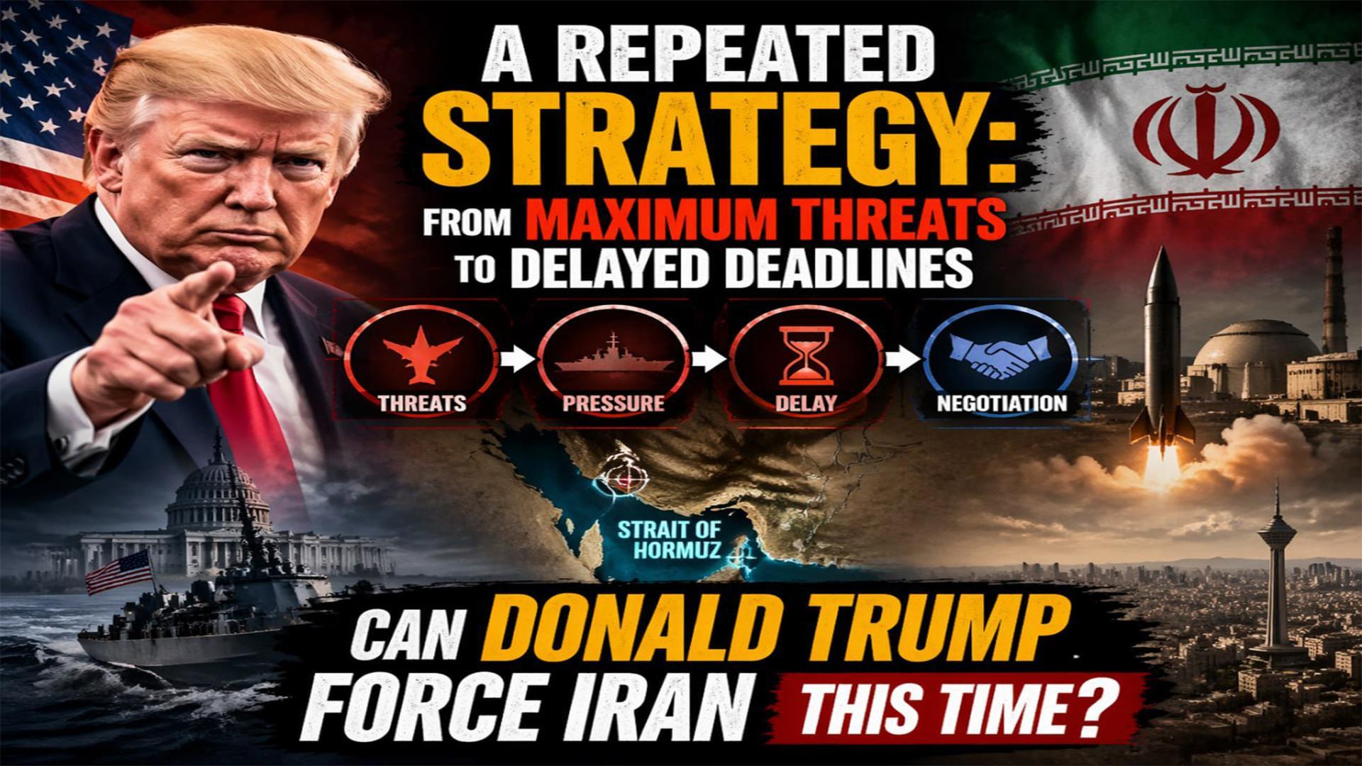 Fresh Exclusive In-Depth Commentary: A Repeated Strategy: From Maximum Threats to Delayed Deadlines — Can Donald Trump Force Iran This Time?