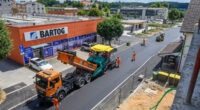Zaključna asfalterska dela v občinskem središču